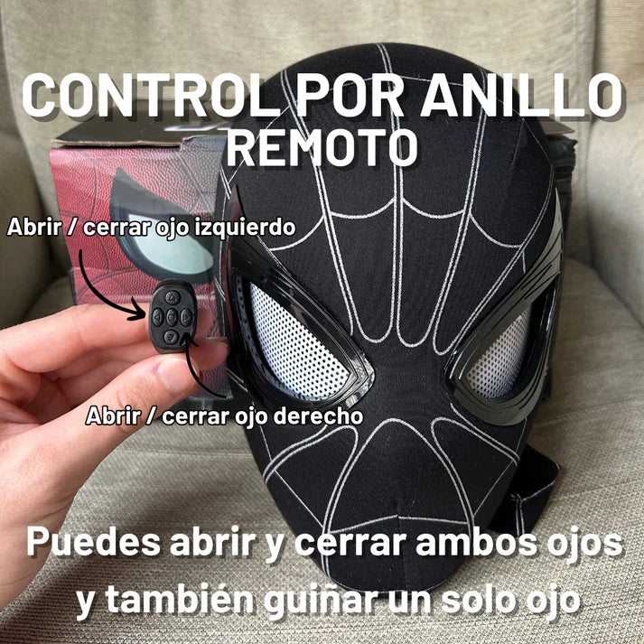 Máscara Spider-Man Venom Con Ojos Móviles