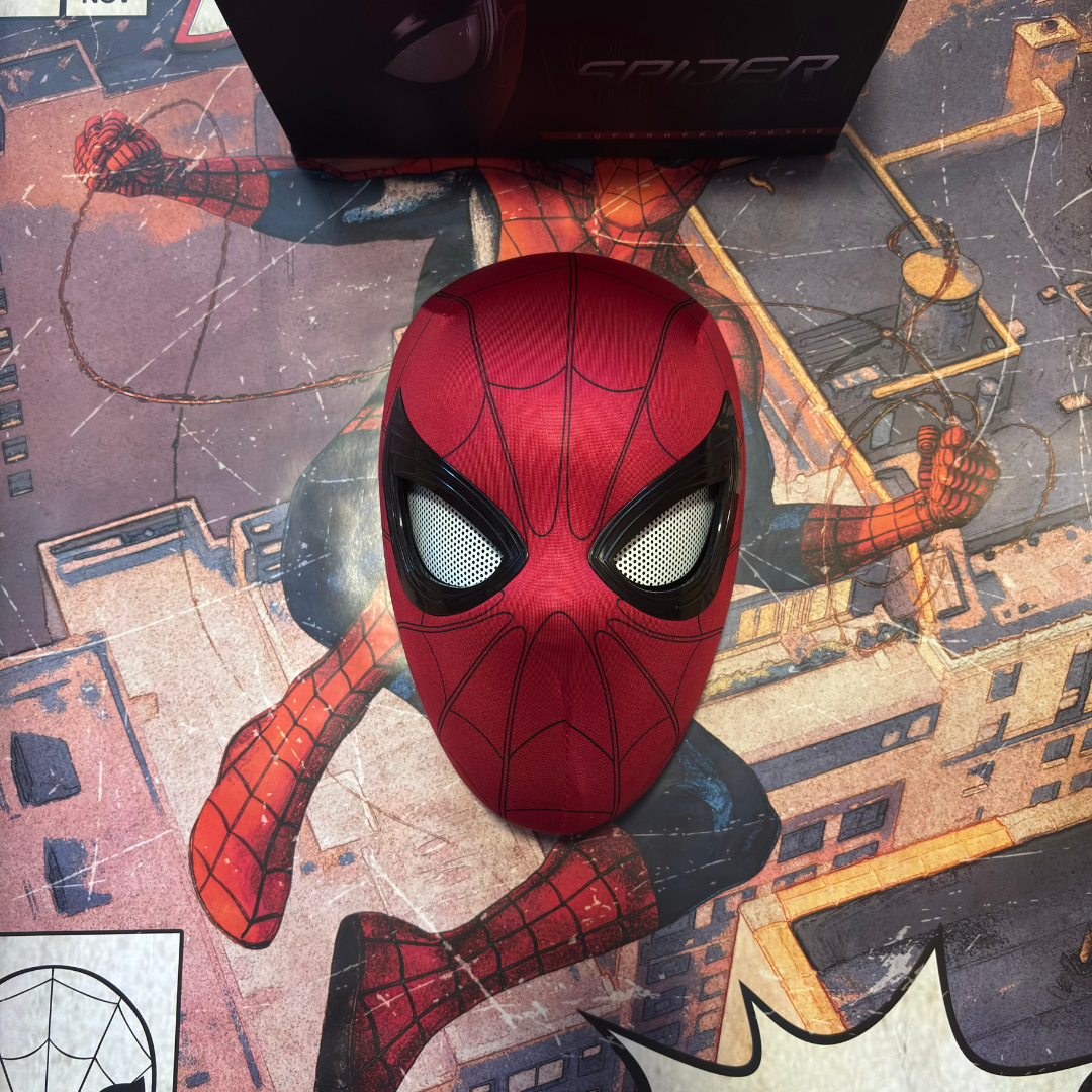 Máscara Spider-Man Con Ojos Móviles