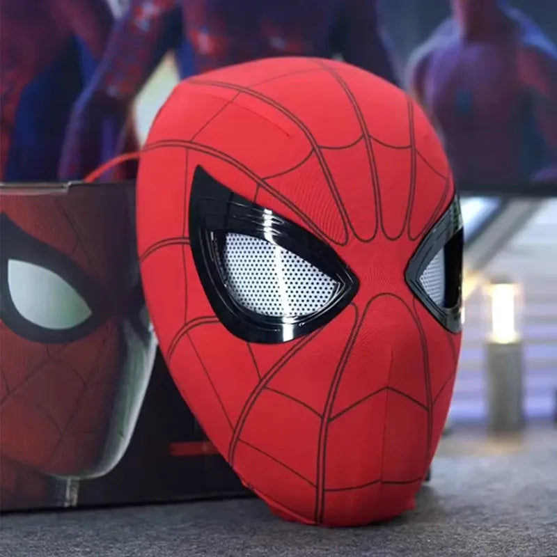 Máscara Spider-Man Con Ojos Móviles