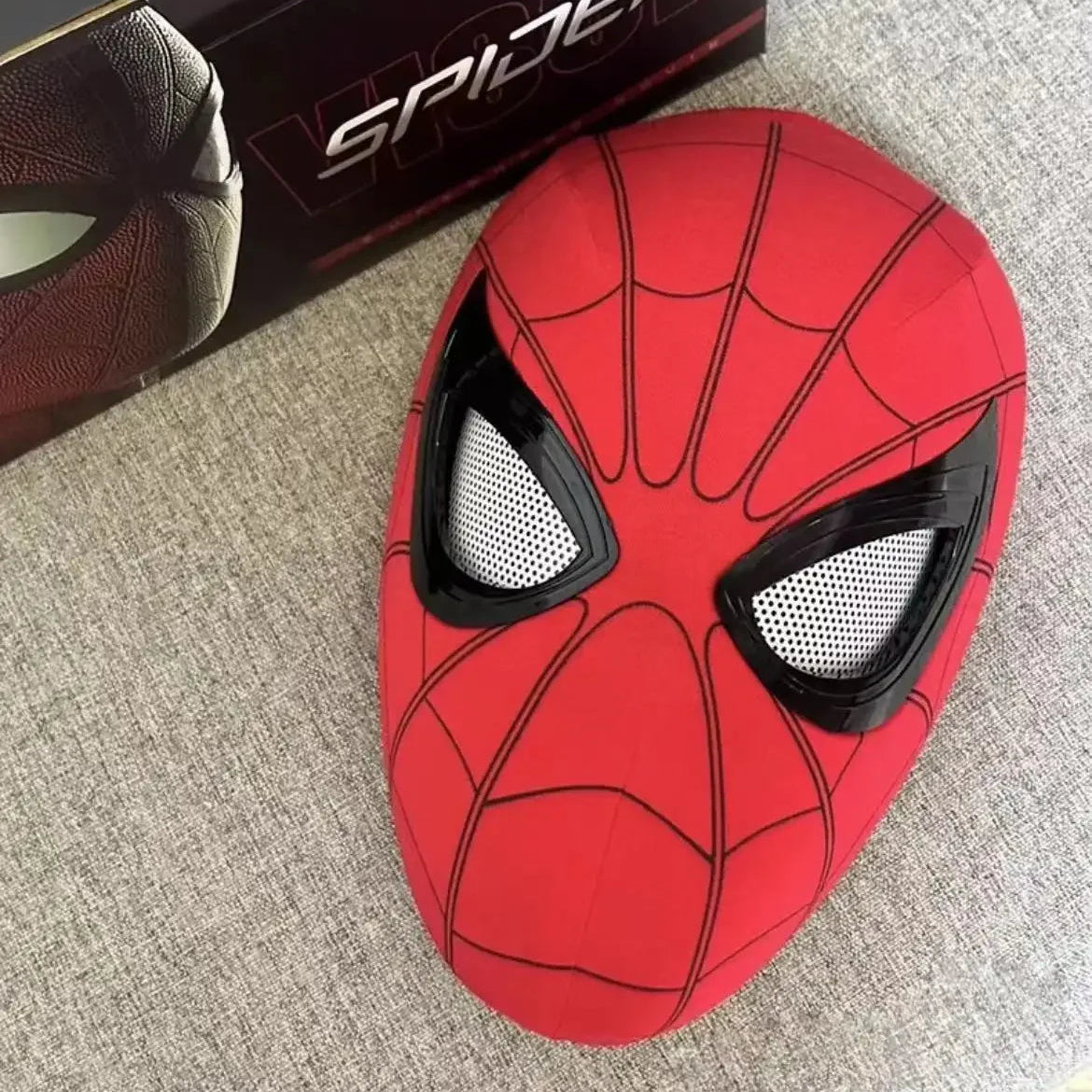 Máscara Spider-Man Con Ojos Móviles