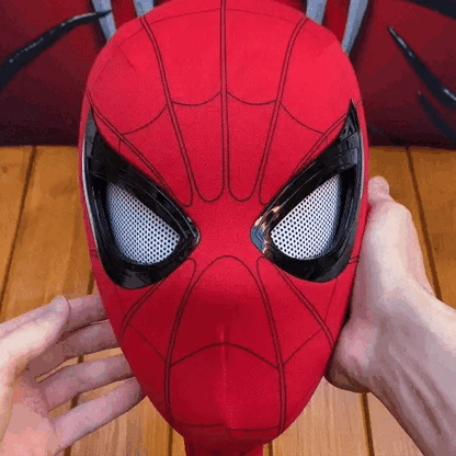 Máscara Spider-Man Con Ojos Móviles